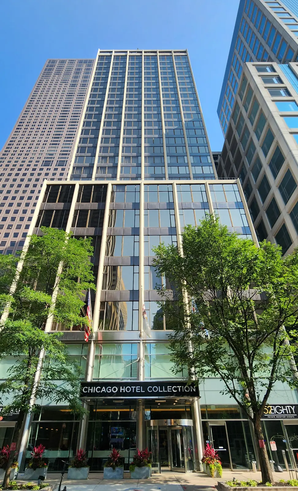 The Magnificent Mile hotel tower, also home to SkyDeck at Twenty Nine