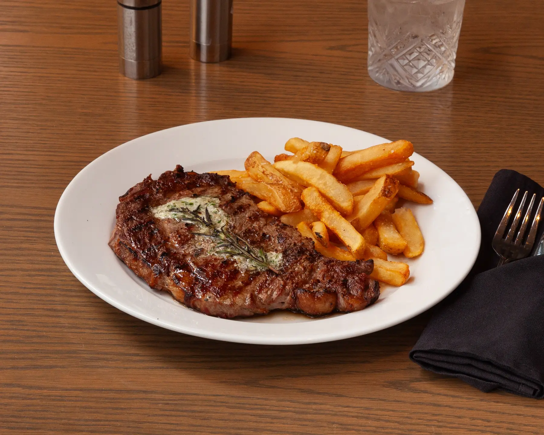 Grilled ribeye from the Mag Mile dinner menu